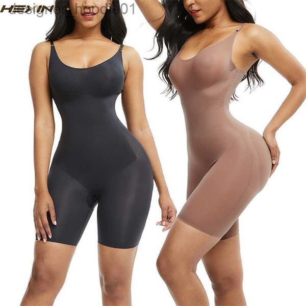 Mulheres Shapers Hexin Mulheres Full Body Shaper Sem Costura Firme Controle Cintura Underbust Trainer Corset Cinturão Bodysuit Shapewear Fajas 220104 L230914