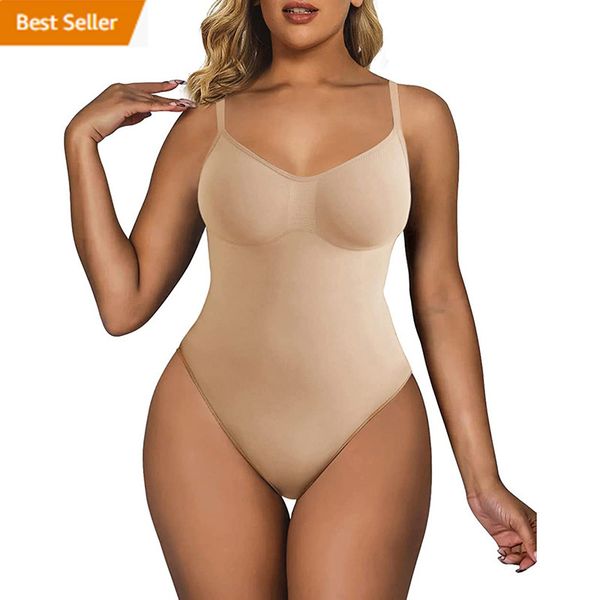 Fabrik-Großhandels-Body für Frauen, Bauchkontrolle, Shapewear, nahtloser, formender Tanga, Body Shaper, Tank-Top, kann schnell weiterverkauft werden