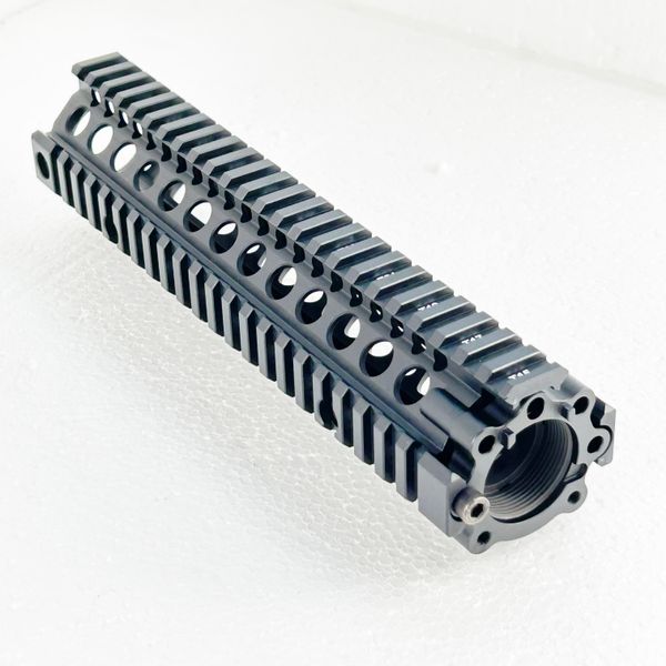 9,6 polegadas MK18 RIS Airsoft Handguard Free Float Rail cor preta