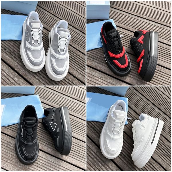 Tasarımcı Kalın Solda Platform Ayakkabı Sneaker Erkekler Ayakkabı Spor ayakkabı kadın ayakkabı çift eğitmenleri klasik dayanıklı ayakkabı hafif nefes alabilen eğitmen siyah