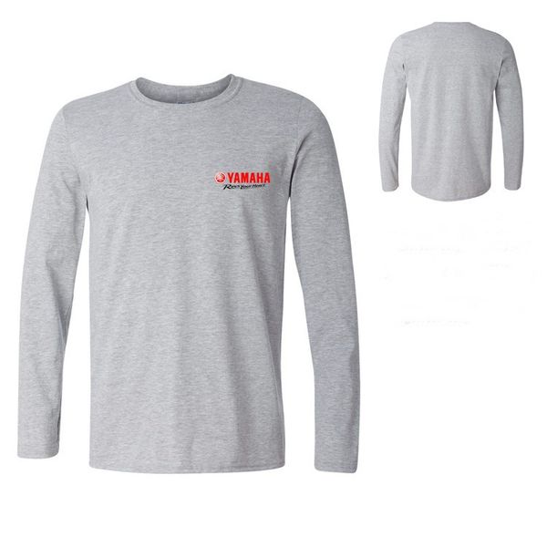 maglietta in cotone moda pullover Maglietta Maglietta da uomo Logo Maniera Stampata Magliette Manica lunga Tees Polo Moto Motorsport Team T-shirt Maglietta da uomo