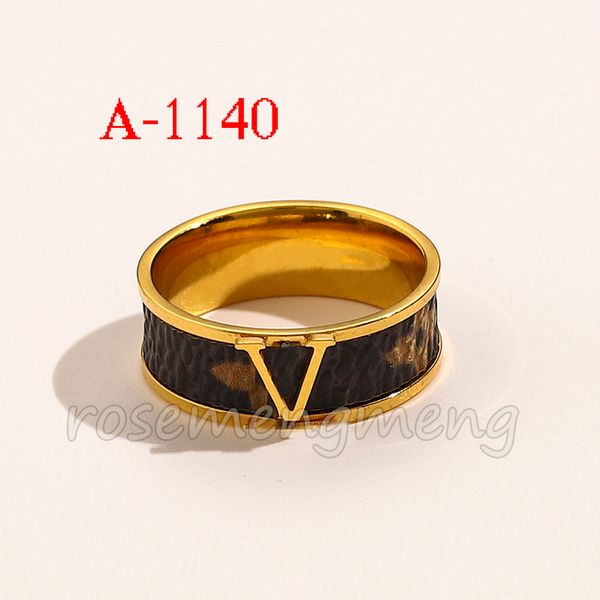 Designer Ring Letter Band Rings Women 18k Gold Tiloneted Crystal inossidabile Acciaio inossidabile inossidabile Feeding Gioielli Ringite Diamond R 5116