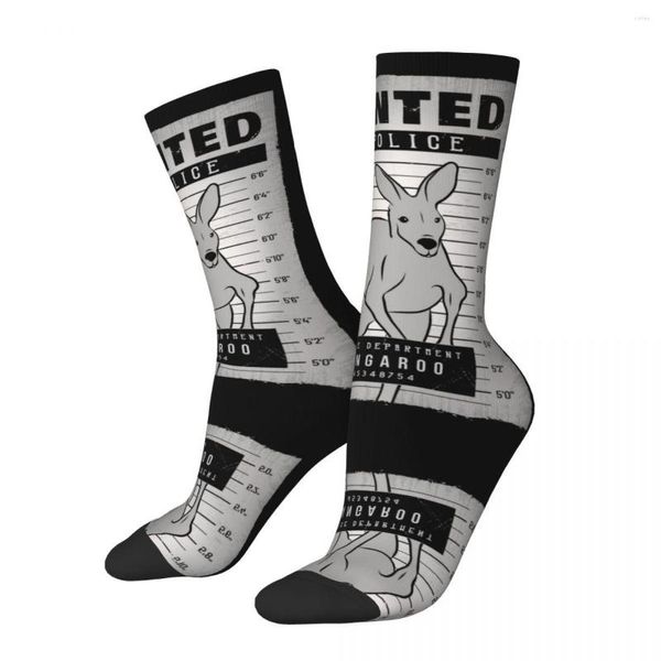 Herrensocken Lustige Verrückte Socke Für Männer Hip Hop Harajuku Känguru Glücklich Qualität Muster Gedruckt Jungen Crew Kompression Casual Geschenk