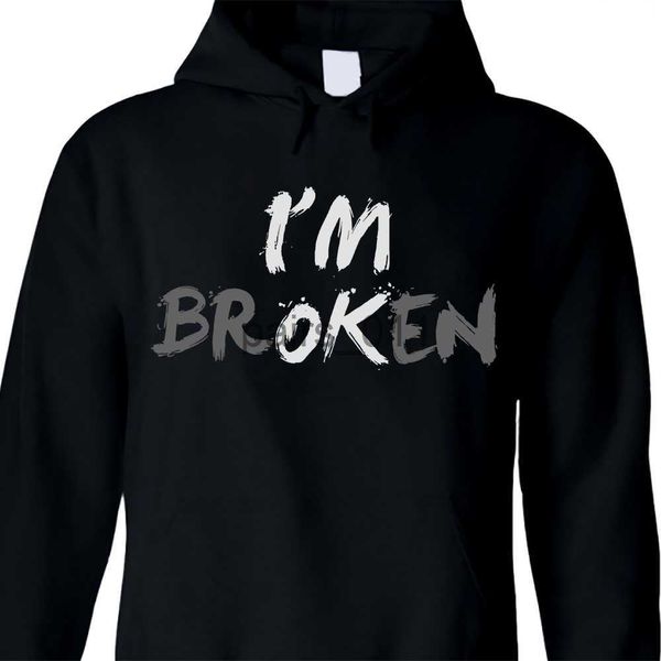 Herren Hoodies Sweatshirts Herren Hoodies Sweatshirts im OK kaputt Unsichtbare Krankheit Unisex Pullover Hoodie Sweatshirt 230731 x0914