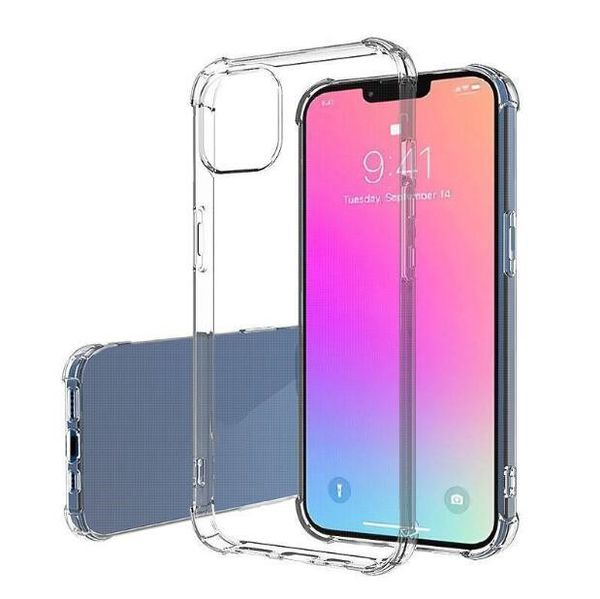 Yumuşak TPU Şeffaf Net Telefon Kılıfları Koruyucu İPhone 15 14 13 12 Mini 11 Pro XS MAX XR 7 8 PLUS DHL