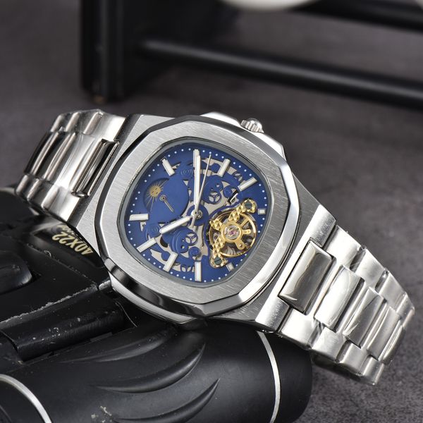 Herrenuhr Designer Mechanische Uhren hohe Qualität Nautilus Boutique Stahlarmband Designeruhren für Herren Großhandel Uhrengeschenk Luxusmarkenuhren Baida-01