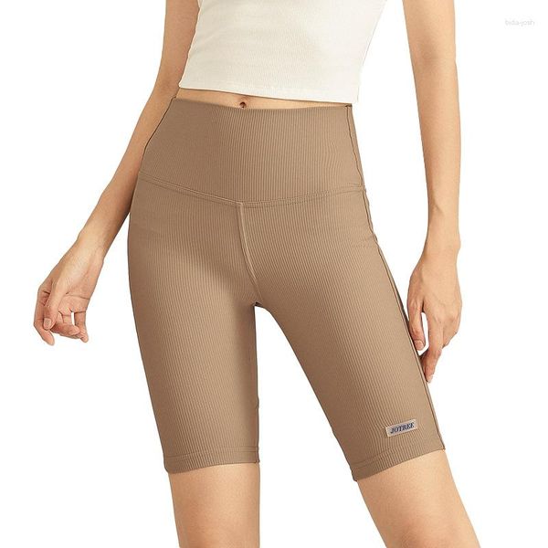 Shorts ativos de boa qualidade calças de yoga para mulheres calças curtas de cintura alta respirável correndo ciclismo calças de fitness apertado verão vestindo