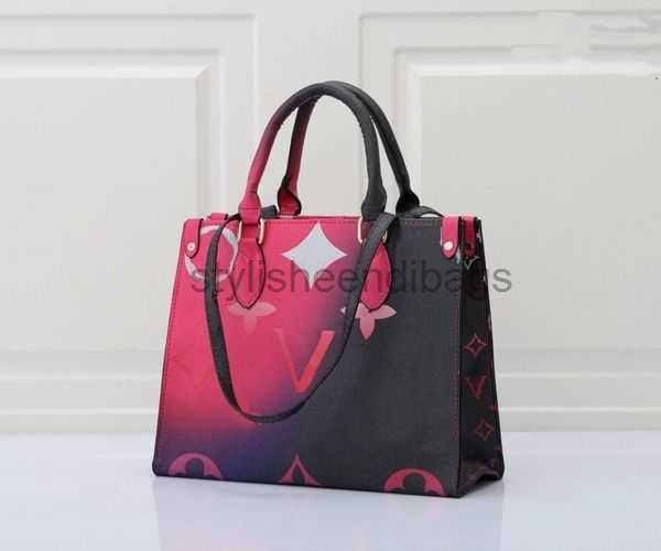 Borsa totes mini PRIMAVERA IN CITTÀ Borsa totes go Borse firmate Borsa grande capacità Color Never Sunrise Pastel Lady Tie Dye Shopping bags16 Stylisheendibags