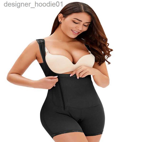 Mulheres Shapers Mulheres Full Body Shapewear Open-Bust Underwear Cintura Trainer Corset Seamless Slimming Bodysuit Butt Lifter Plus Size 6XL L230914