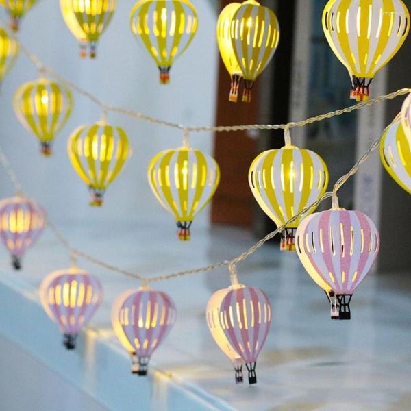 USB-betriebene Luftballon-Lichterkette, 10 LEDs, mehrfarbig, bunt, zum Aufhängen, Weihnachtsdekorationen