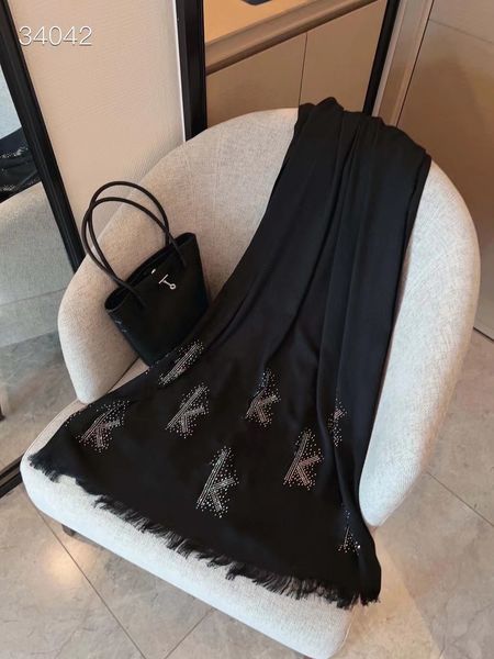 Novos lenços de luxo designer cachecol pashmina para lã cachecóis quentes moda clássico feminino cachecóis e homens envolve lã caxemira longo xale 34042-4