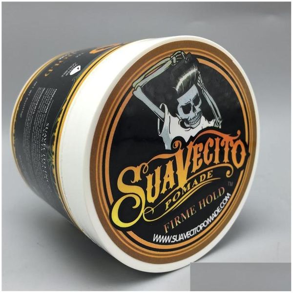 Pomades Wax Strong Style Восстанавливающая помада для волос Гель Инструменты Firme Hold Большой скелет Зализанный назад Масло Воск Продукты для доставки капель грязи Автомобиль Dhjrb