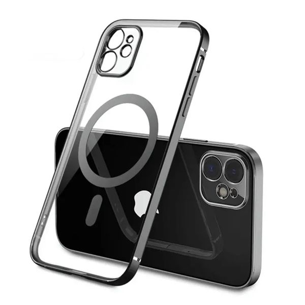 Популярный магнитный чехол для телефона из ТПУ Magesafe, чехол для телефона для iPhone 13 pro Max, защитный чехол для iPhone 12 pro Max