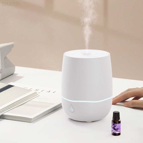 Umidificatori 2 IN 1 Diffusore di aromi Umidificatore 200 ml USB Umidificatori per aromaterapia domestica Diffusori con luce notturna - Nessun bastoncino di cotone richiesto L230914