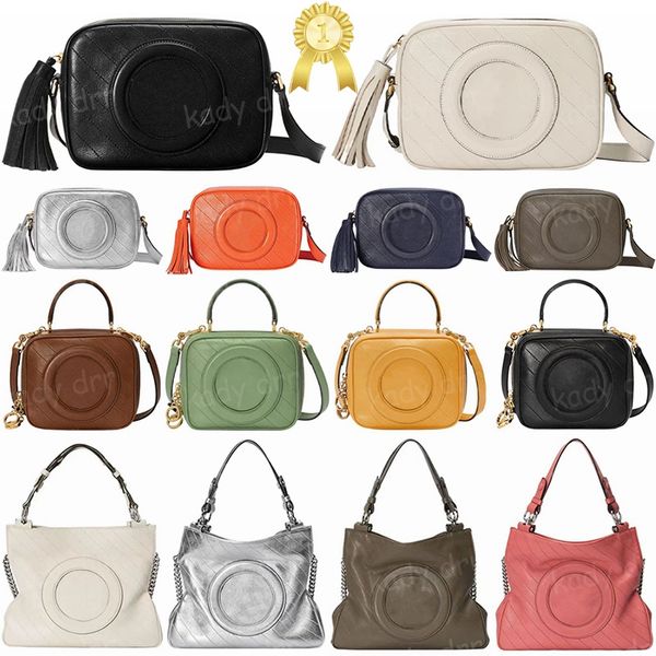 Borsa a tracolla Blondie Designer Tonda ad incastro G Toppa in pelle Tote Donna Uomo Chiusura con cerniera Borsa a catena Tracolla con nappa Borsa quadrata