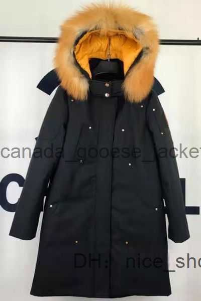 Pelliccia da uomo in pelliccia sintetica da uomo in piumino Parka etichetta fodera da uomo canadese Staglake Parka giacca calda vera pelliccia cappotto condizioni meteorologiche estreme 1 OVCK Mooses Knuckles JacketL230914