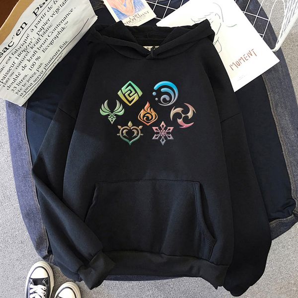 Erkek Hoodies Sweatshirts Genshin Etki Elemanı Erkek Kadınlar Hoodies Sokak Giyim Grafik Baskılı Sweatshirts Harajuku Unisex Giyim Uzun Kollu Kazak 230914