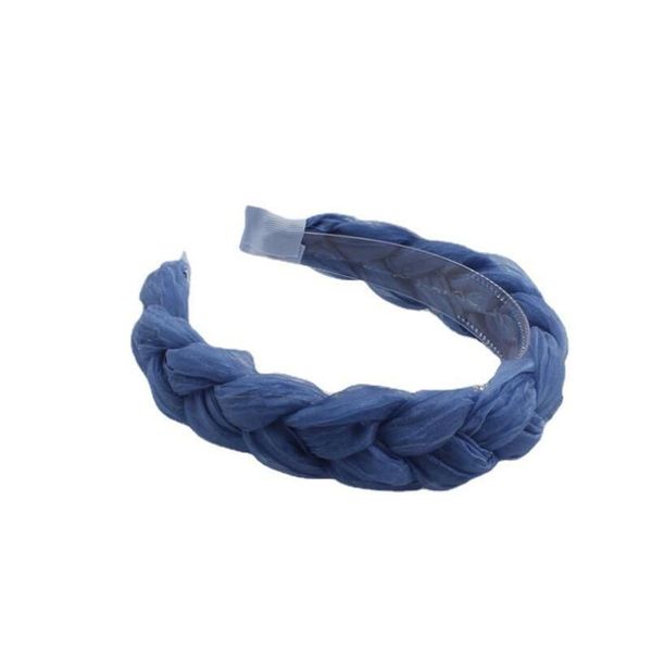 Fasce per capelli personalizzate per donna Fascia per capelli con nodo incrociato Fascia per treccia Adt Autunno Inverno Copricapo Accessori per capelli turbante laterale largo Drop Deli Dhjpr