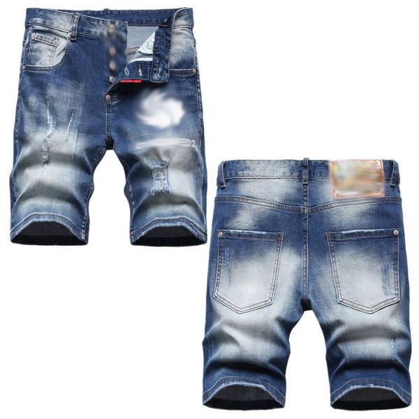 Jeans viola Jeans da uomo Jean europeo Rotto Hombre Lettera Star Designer Uomo Ricamo Patchwork Strappato per tendenza Pantaloni da motociclista di marca Moda Skinny