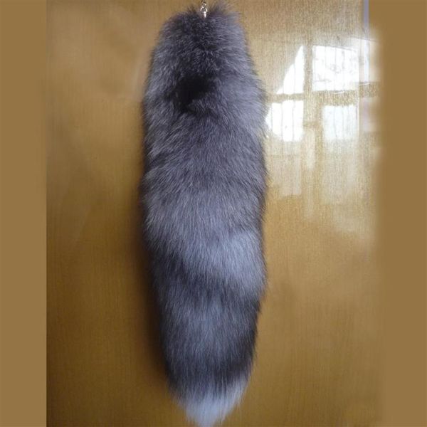 Schlüsselanhänger Big Fur Tail Schlüsselanhänger Frauen Männer Handtasche Zubehör Mädchen Tasche Charme Furry für A83229S