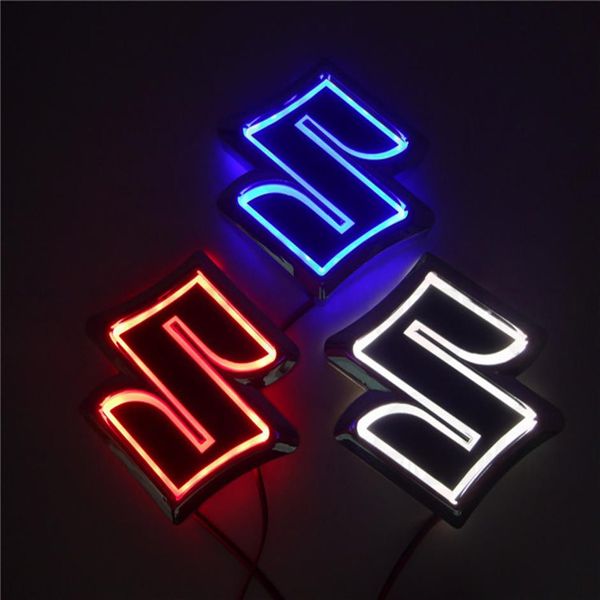 Nova lâmpada de emblema padrão automático 5d, logotipo de carro modificado especial, luz led, emblema automático, lâmpada led para suzuki alto jimny261v