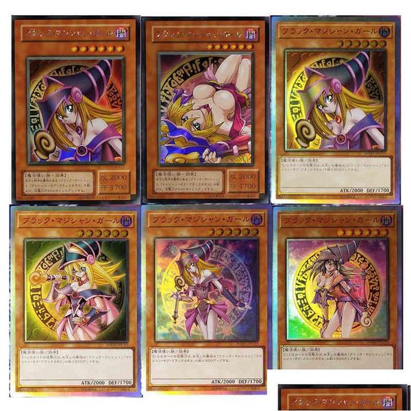 16 stili Yu Gi Oh New Dark Magician Girl Fai da te Giocattoli Hobby Hobby Collezionismo Game Collection Carte G220311 Consegna di goccia Dhgw4