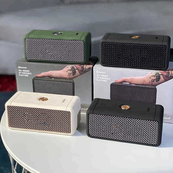 Marshallls Bluetooth hoparlör güçlü ses ve su geçirmez loundspeaker kutusu