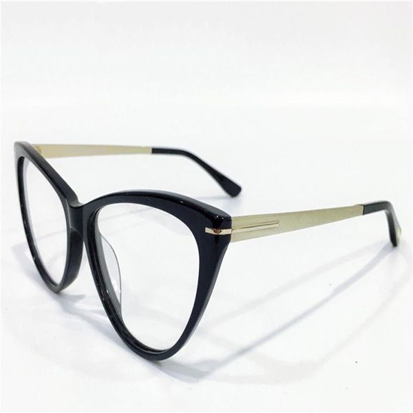 Occhiali da vista dal nuovo design alla moda 5354 montatura cat eye semplice stile popolare leggero e comodo da indossare occhiali trasparenti221e