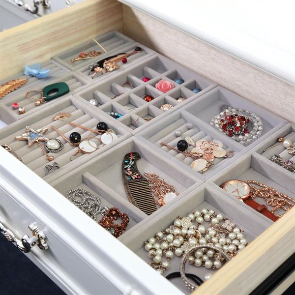 Casa fai da te cassetto roba divisore scatola di finitura armadio di stoccaggio gioielli cassetto organizzatore gioielli adatto alla maggior parte dello spazio della stanza290P