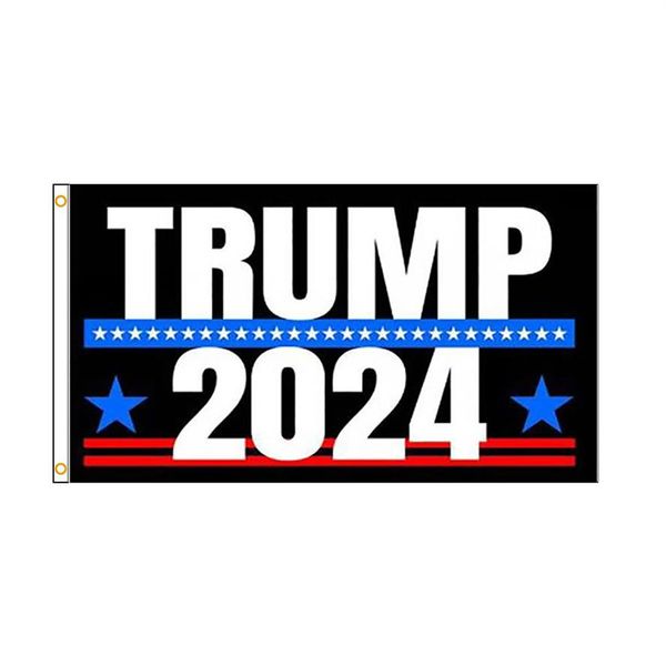 90x150cm 3x5 pés Bandeira Americana Trump 2024 Eleição maga fábrica inteira 100% Poliéster185y