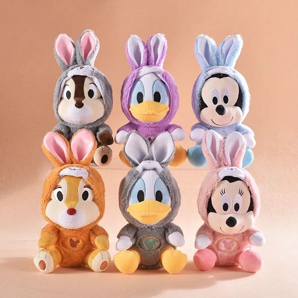 Simpatico coniglio Anno del turnelk Peluche Modelli di cartoni animati Bambole di peluche ripiene Anime Peluche per bambini Giocattoli Kawaii Regalo di compleanno per bambini Decor