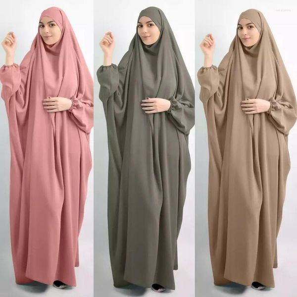 Roupas étnicas com capuz Islam Abayas Preto Verde Roupas para Mulheres Muçulmanas Menina Confortável Ramadan Vestido Kimono Árabe Desgaste Hijab Robe