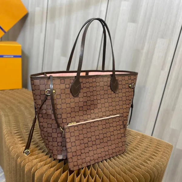 Vendita calda Borsa NF vera borsa in vera pelle borsa shopping borsa a spalla selezionata borsa madre Borsa Neverf Ebene GM