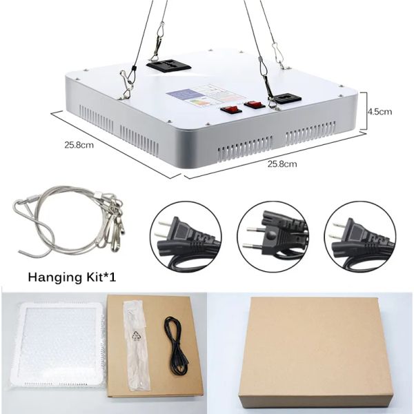 Full Spectrum LED Grow Light 2000W com VEG e BLOOM Interruptor duplo Lâmpada de planta para barraca de mudas hidropônicas internas Flor de estufa 12 LL