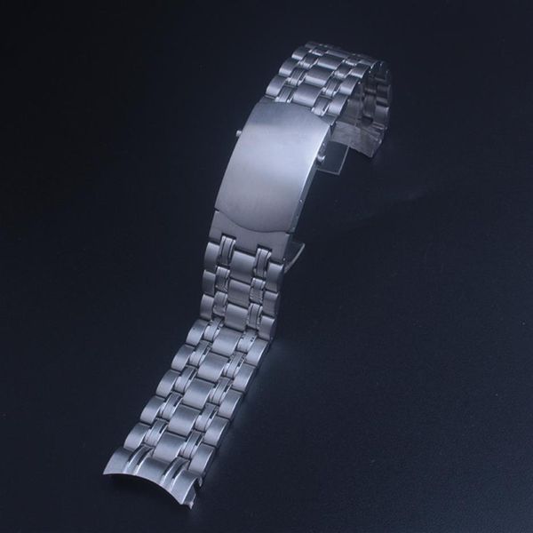 20 mm, 21 mm, 22 mm Uhrenarmband aus Edelstahl für Omega-Armband mit gebürstetem Finish, schwer346v