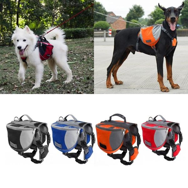 Переноска для собак, самостоятельный рюкзак, регулируемый жилет, седельная сумка для путешествий, кемпинга, пешего туризма, седельная сумка, Прямая поставка