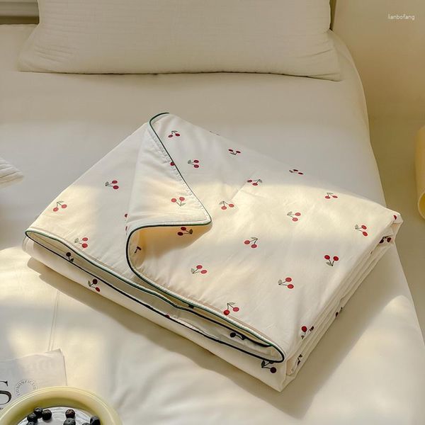 Set di biancheria da letto Trapunta estiva in puro cotone Condizionatore d'aria per coperta materna e infantile di alta qualità per bambini adulti
