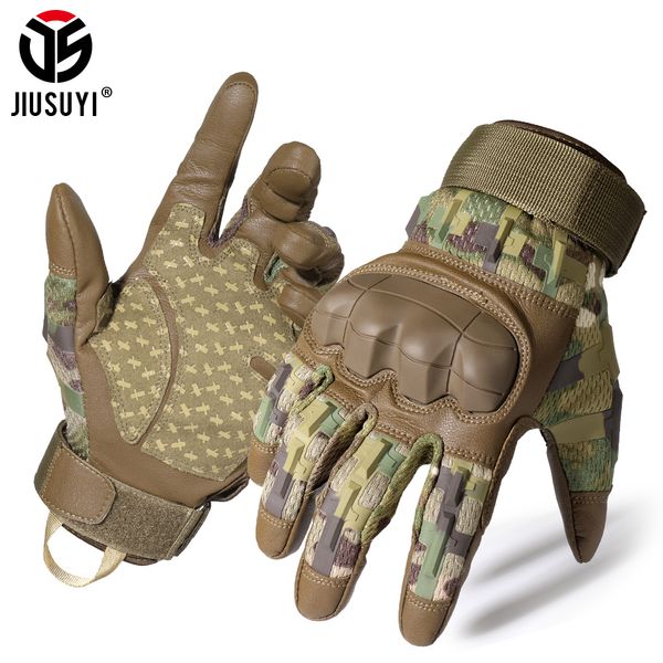 Fünf Finger Handschuhe Männer Taktische militärische militärische Finger Hard Shell Protective Touch Screen Armee Schießen Reiten im Freien Jagd Fischereifästerstoffe 230915