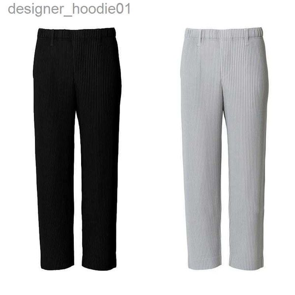 Pantaloni da uomo Pantaloni da uomo di alta qualità Uomo Donna Pieghettato HOMME PLISSE Pantaloni sportivi Pantaloni da jogging Coulisse Moda casual Estate Pantaloni di seta di ghiaccio L230915