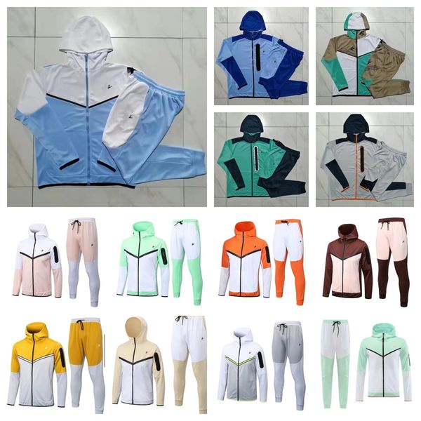 La migliore felpa con cappuccio da uomo in pile tecnico abbigliamento sportivo Abbigliamento da allenamento pantaloni con zip intera Tuta Set pantaloni in pile tecnico giacche firmate spazio Pantaloni da jogging in cotone Felpe