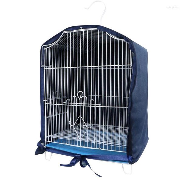 Altre forniture per uccelli Coperture per gabbie per la notte Copertura in poliestere impermeabile resistente al calore con finestra laterale per cani