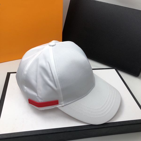 Modische Baseballkappe für Unisex, einfarbig, rote Linie, Dekoration, Produkte, Sonnenschutzhut, Persönlichkeit, einfache Marke, Hutballkappen