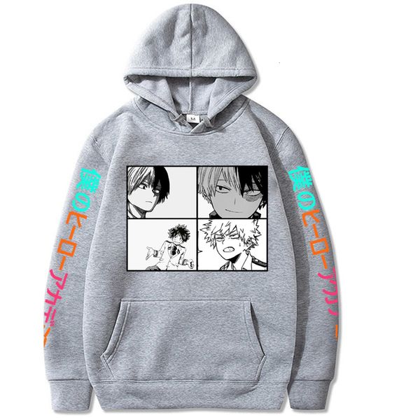 Herren Hoodies Sweatshirts My Hero Academia Anime Lustige Männer Frauen Hoodie Boku No Hero Academia Sweatshirt Manga Todoroki Bakugou Kleidung Tops 230914