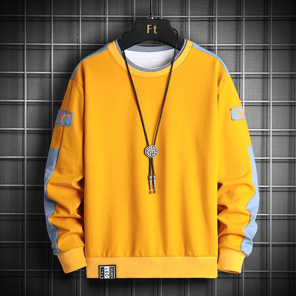 Heren Hoodies Sweatshirts Modemerk Hip Hop Mannen Hoodies 2023 Herfst Heren Sweatshirts Nieuwe Casual Solid Trui Street Wear Kleding heren Harajuku Tops 230914