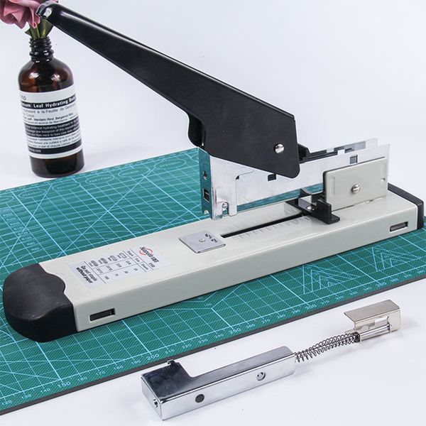 Stapleadores Big Heavy Tipe Metal Stapleler BookBinding Stapling 120 Felas Capacidade Ferramentas de escritório Staplespins 23/13 23/10 23/8 23/6 Conjunto 230914