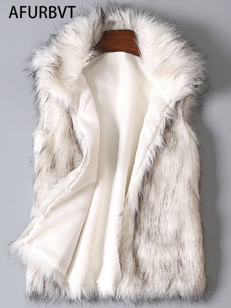 Женский мех из искусственного меха, зимний женский жилет из искусственного меха, пальто, свободный теплый женский жилет, утепленная зимняя куртка без рукавов, женский белый 230915