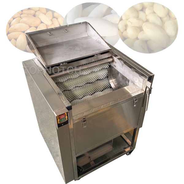 Endüstriyel havuç turuncu taro fırça yıkama soyma makinesi patates soyucu