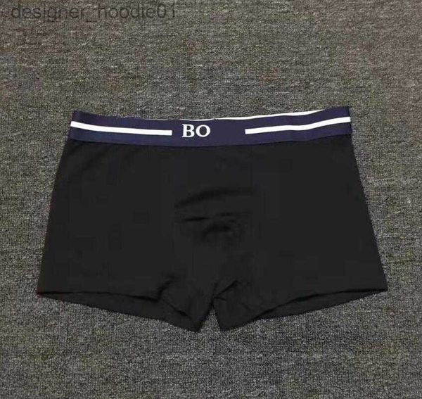 Unterhosen 3 stücke Herren Unterwäsche Designer Unterhosen Boxer Bio-Baumwolle Shorts Modal Sexy Homosexuell Männliche Boxer Atmungsaktive Neue Mesh Mann Unterwäsche Asiatische Größe M-XXL L230915