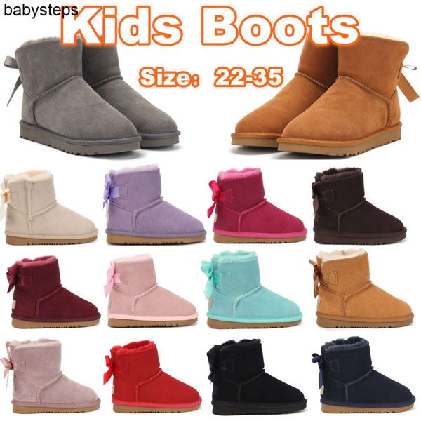 2023 Kinderschuhe Australien Mini Warme Stiefel Mädchen Schuh Halb Kinder Sneaker Baby Jugend Designer Schneestiefel Klassische Kleinkind Säuglinge Booties Winter Footwe O0No #