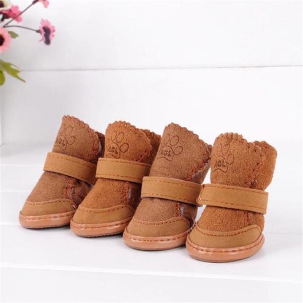 Sapatos de vestuário para cães pequenos gatos pet chihuahua filhote de cachorro botas quentes de inverno SXXL1150858252I